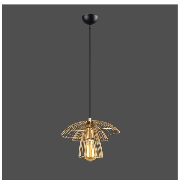 Root aranyszínű függőlámpa, magasság 117 cm - Squid Lighting-image-1