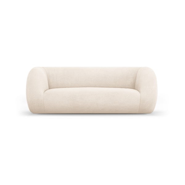 Krémszínű buklé kanapé 210 cm Essen – Cosmopolitan Design