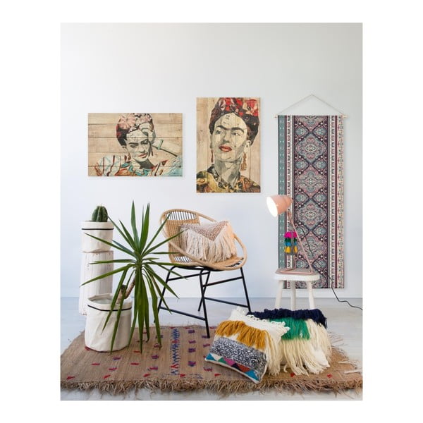 Collage of Frida borovi fenyő falitábla, 40 x 60 cm - Madre Selva-image-1