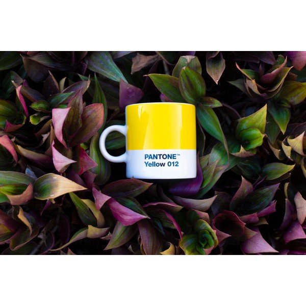 Sárga porcelán eszpresszó csésze 120 ml Yellow 012 – Pantone-image-1