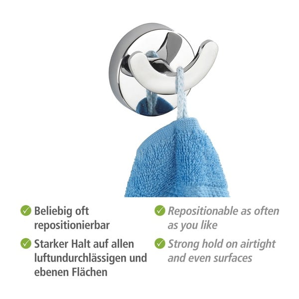 Vacuum-Loc Capri Duo öntapadós akasztó, max. 33 kg - Wenko-image-1