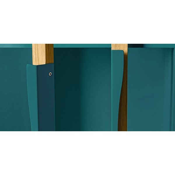 Avon türkizkék könyvszekrény/tálalószekrény - Woodman-image-3