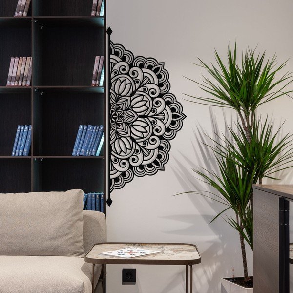 Fém fali dekoráció 160x70 cm Mandala – Wallity-image-3