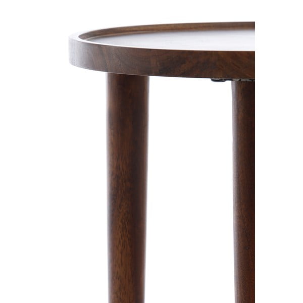 Akácfa kerek tárolóasztal ø 45 cm Qiano – Light & Living-image-4