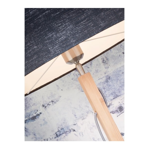 Fuji állólámpa sötétszürke búrával és bambusz lámpatesttel - Good&Mojo-image-4