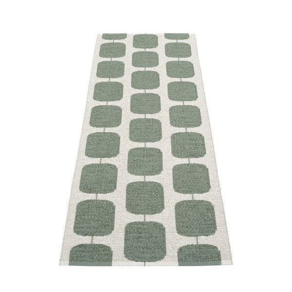 Zöld-krémszínű kültéri-beltéri futószőnyeg 70x200 cm Sten Army – Pappelina-image-2