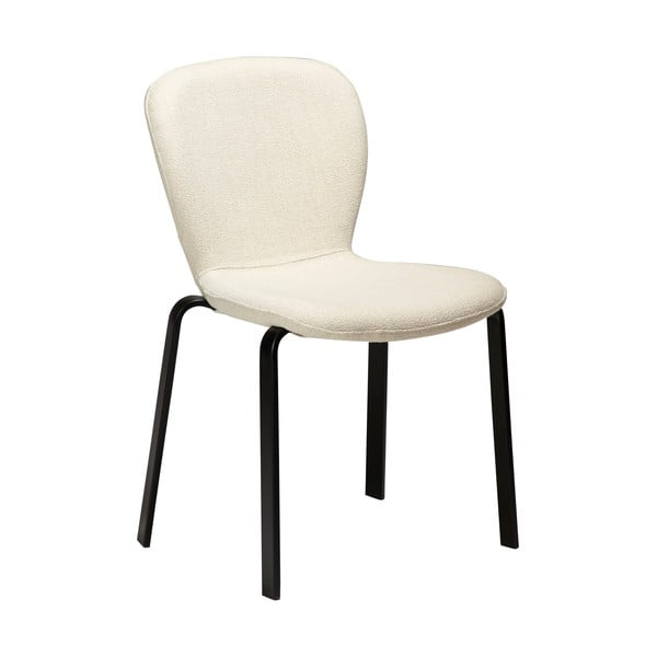Krémszínű kárpitozott étkezőszék Heap – DAN-FORM Denmark