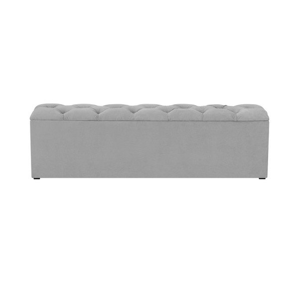 Manna szürke ottomán tárolóval, 47 x 180 cm - Kooko Home-image-1