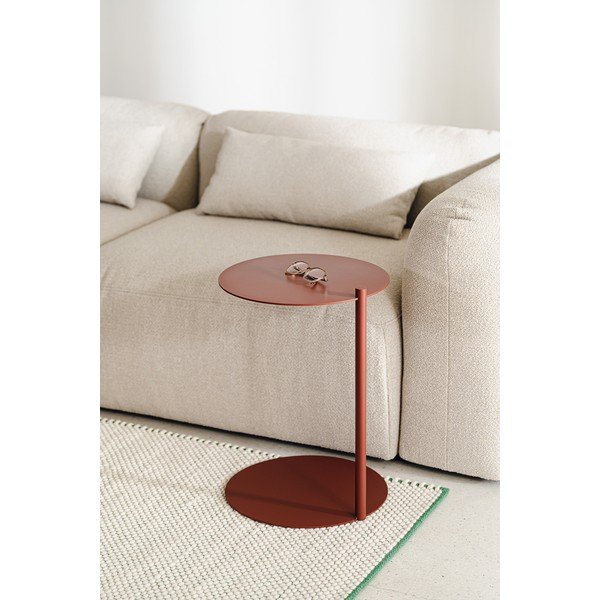 Acél kerek tárolóasztal 41x40 cm Ande – noo.ma-image-3