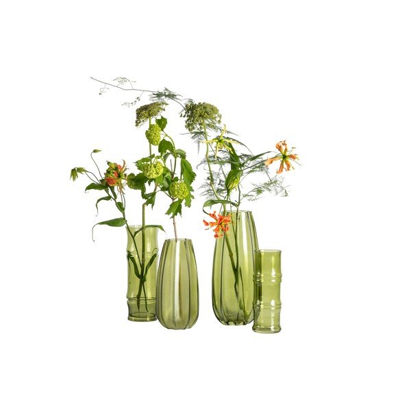 Kali zöld üvegváza, magasság 28 cm - WOOOD-image-3