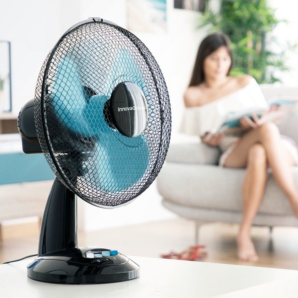 Desk fekete ventilátor - InnovaGoods-image-4