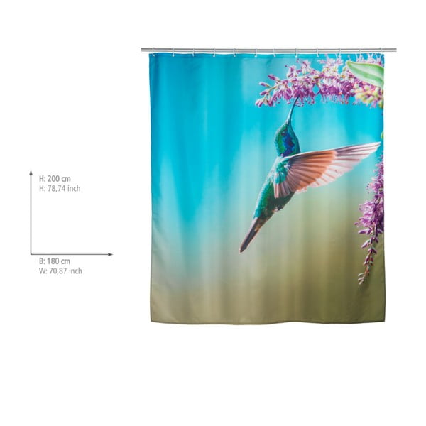 Zuhanyfüggöny 180x200 cm Managua – Wenko-image-1