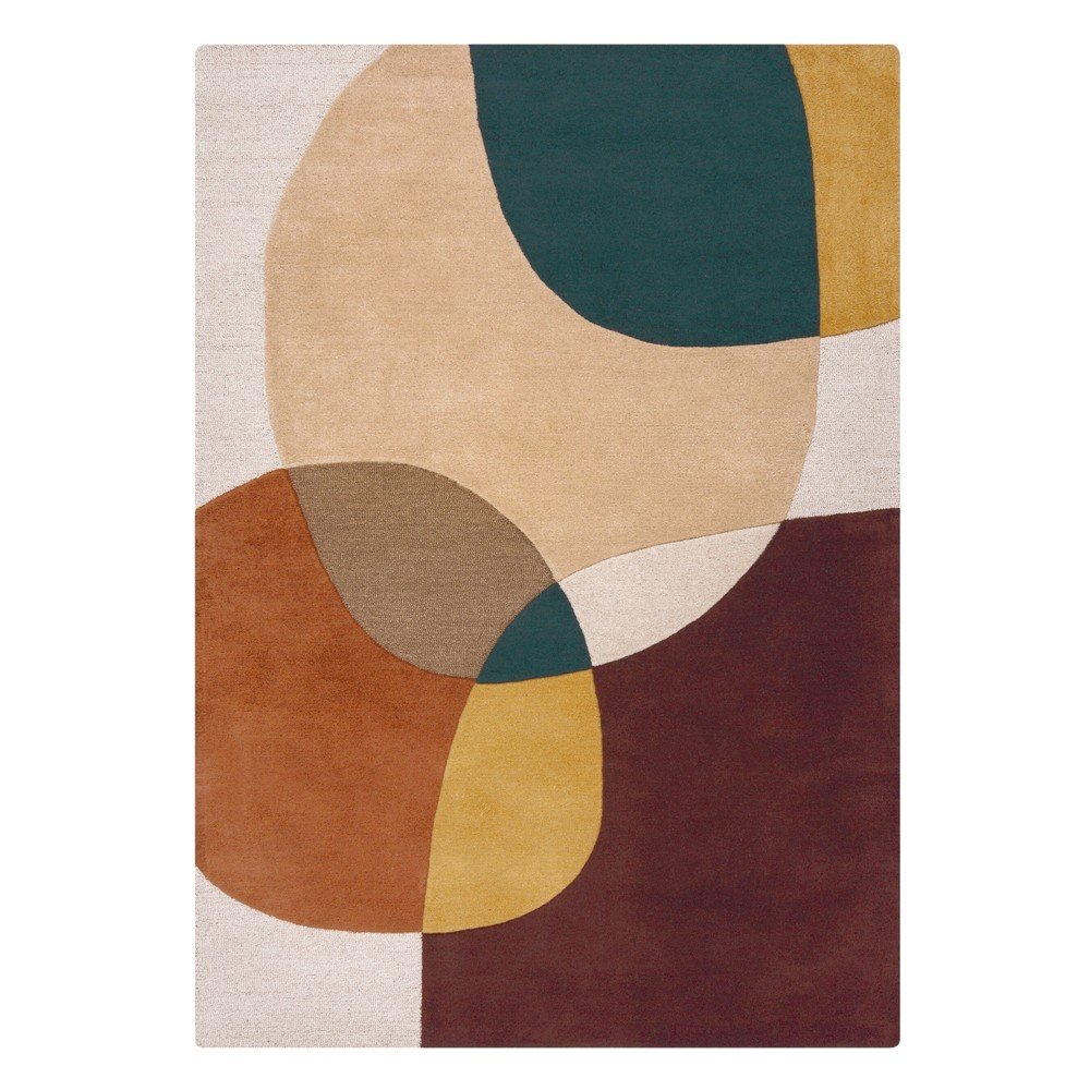 Lila kézi szövésű gyapjú szőnyeg 160x230 cm Glow Purple Multi – Flair Rugs