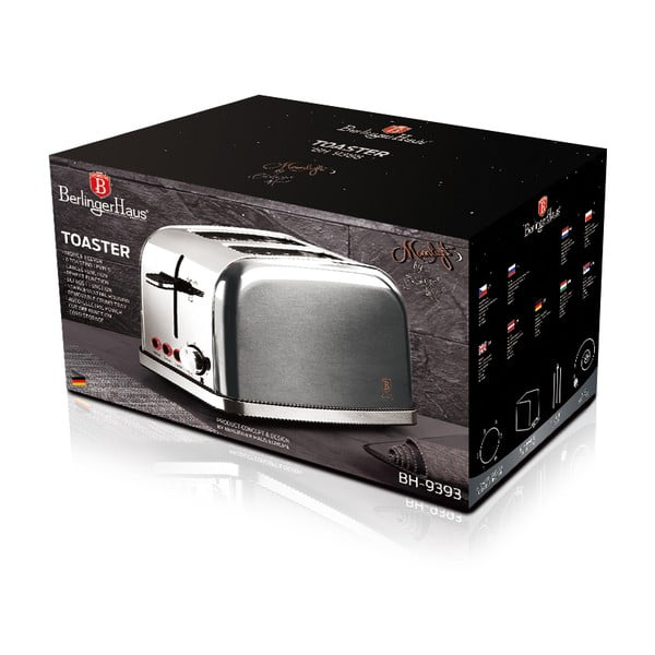 Ezüstszínű kenyérpirító Moonlight Edition - BerlingerHaus-image-3