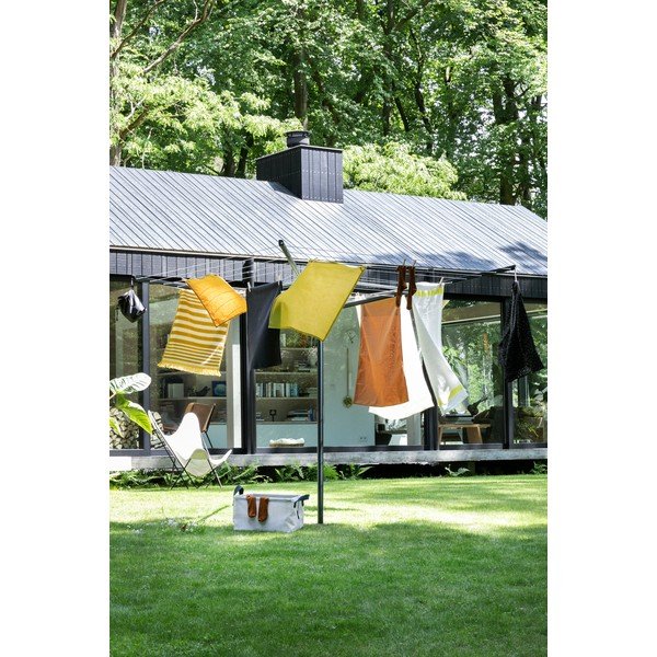 Antracitszürke kerti ruhaszárító 50 m Lift-O-Matic – Brabantia-image-1