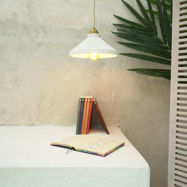 Elena fehér függőlámpa, magasság 150 cm - SULION-image-1