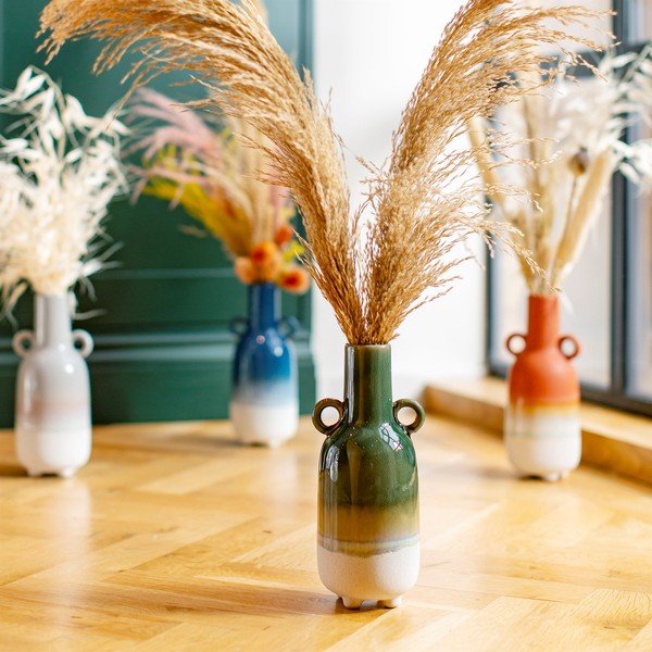 Bohemian Home Mojave zöld váza, magasság 23 cm - Sass & Belle-image-3