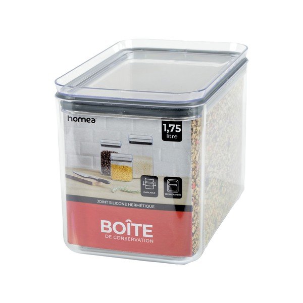 Műanyag élelmiszertartó doboz – Homéa-image-1