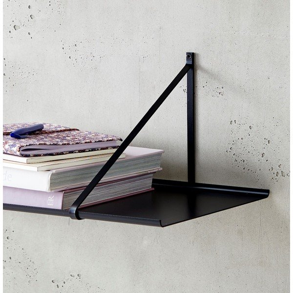 Edge fekete fali polc, 65 x 27 cm - Hammel-image-2
