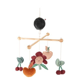 Zenélő kiságyforgó Pomme des Bois - Moulin Roty