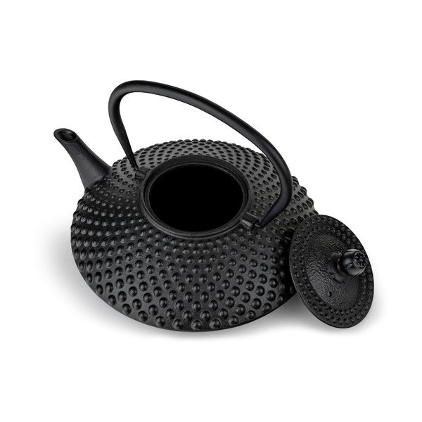 Fekete öntöttvas teáskanna szűrővel 1,25 l Xilin – Bredemeijer-image-3