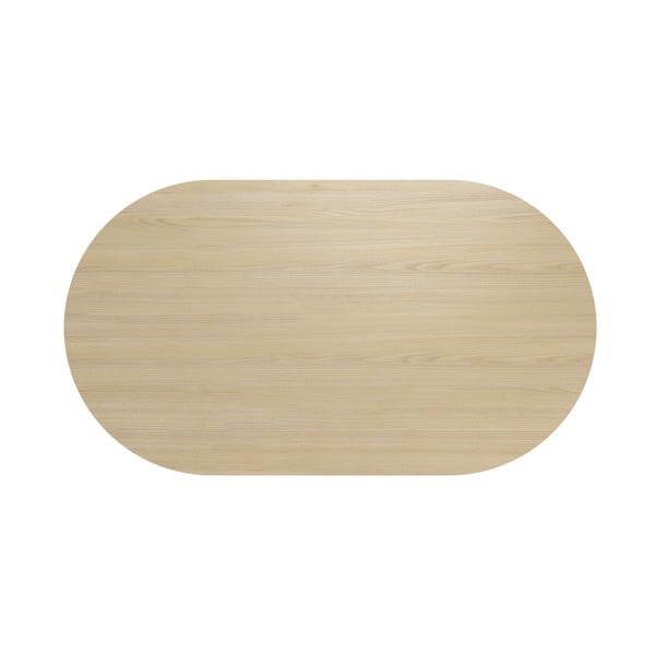 Natúr színű étkezőasztal tölgyfa dekoros asztallappal 100x180 cm Lago – TemaHome-image-4