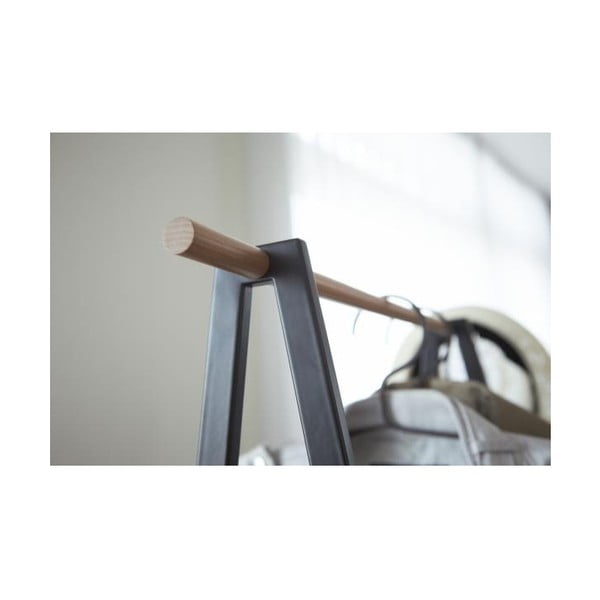 Fekete fém ruhatartó állvány Tower – YAMAZAKI-image-4