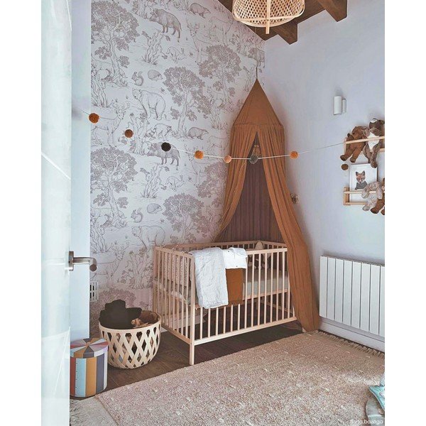 Bézs mosható kézi szövésű pamut szőnyeg 140x200 cm Woods Symphony Linen – Lorena Canals-image-3