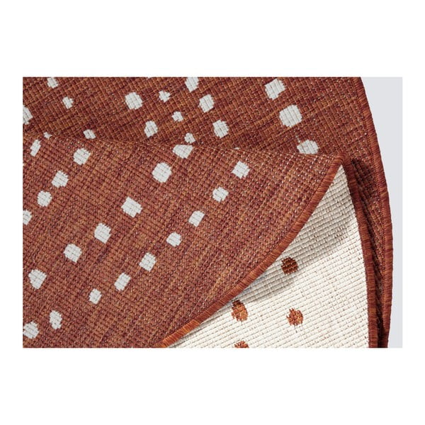 Bali piros kültéri szőnyeg, ⌀ 140 cm - NORTHRUGS-image-4