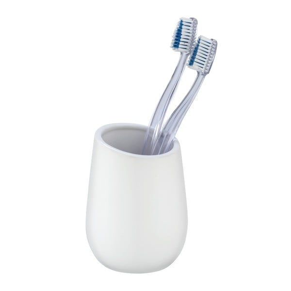 Badi fehér kerámia fogkefetartó pohár - Wenko-image-1
