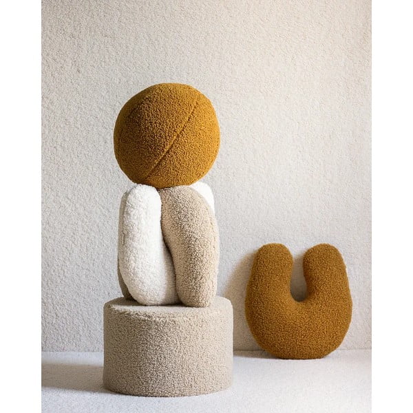 Barna buklé párna gyerek kanapéhoz Ball – Wigiwama-image-4