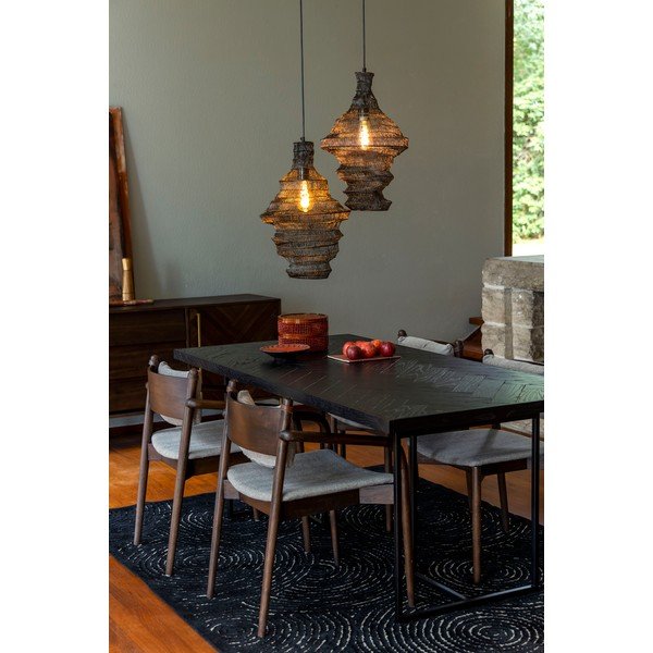 Étkezőasztal akácfa dekorral 90x180 cm Class – Dutchbone-image-1