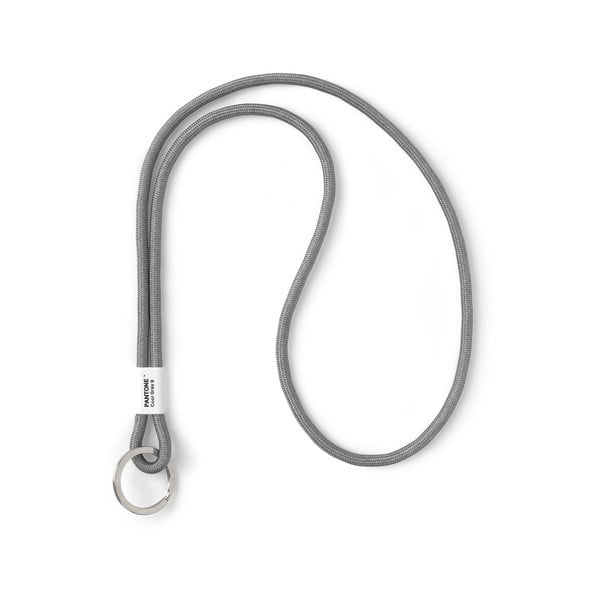 Szürke nyakbaakasztós kulcstartó Cool Gray – Pantone