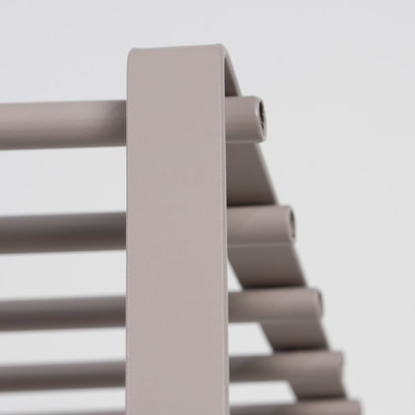 Szürkésbarna fém fali fogas polccal 70 cm Rex – Spinder Design-image-3