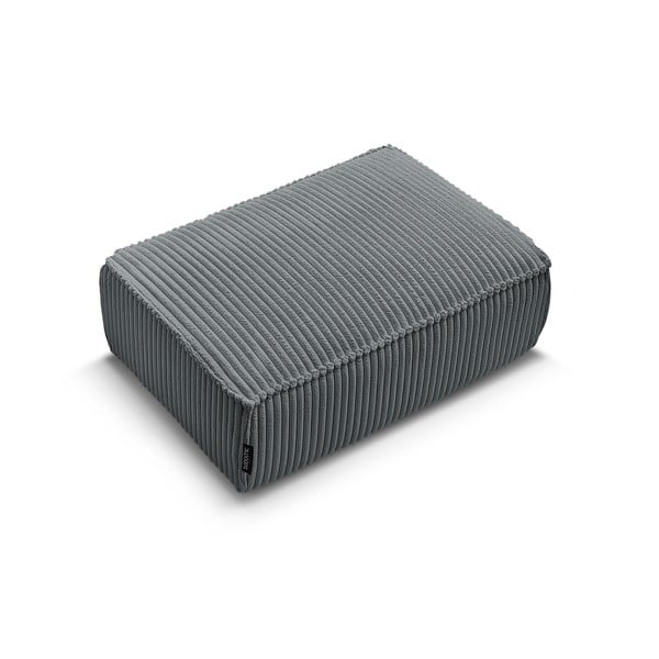 Sötétszürke kordbársony lábtartó Chelsea – Bobochic Paris-image-4