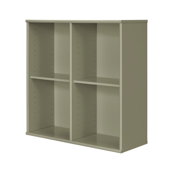 Khaki függő könyvespolc 140x140x27 cm Mistral – Hammel Furniture-image-2