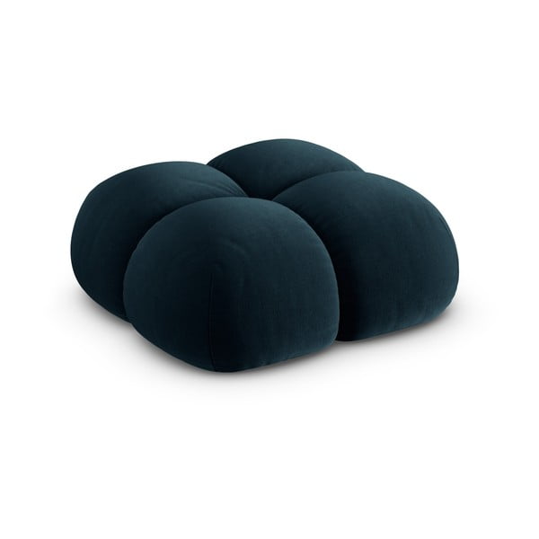 Sötétkék bársony lábtartó Loretto – Cosmopolitan Design-image-2