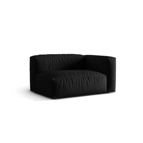 Fekete kanapé modul (jobb oldali) Martina – Micadoni Home-image-2