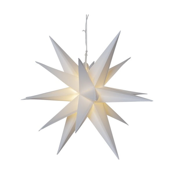 Fehér fénydekoráció karácsonyi mintával Alice – Star Trading