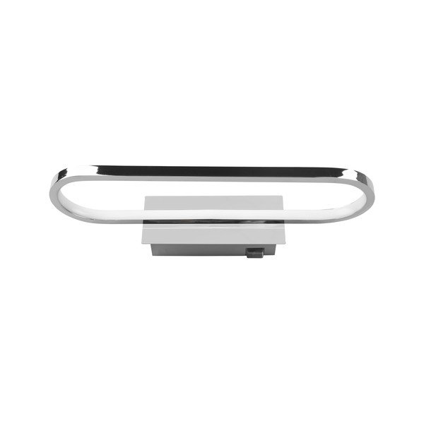 Fényes ezüstszínű LED fali lámpa (hosszúság 40 cm) Gianni – Trio-image-2