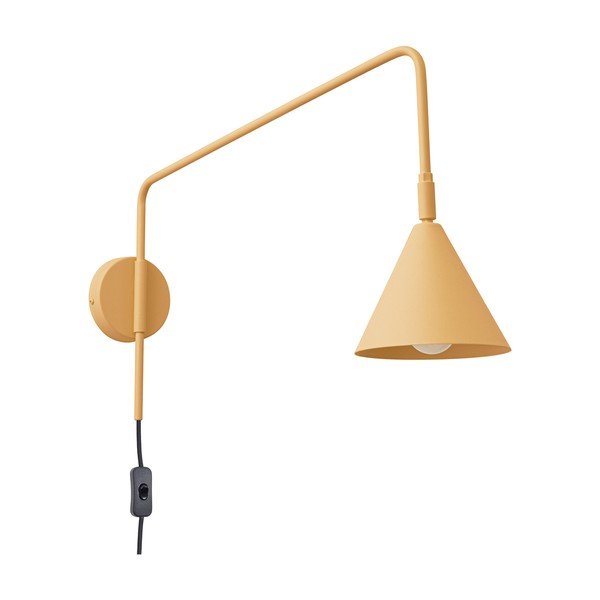 Sárga konnektorhoz csatlakoztatható fali lámpa ø 14 cm Zylo – Sollux