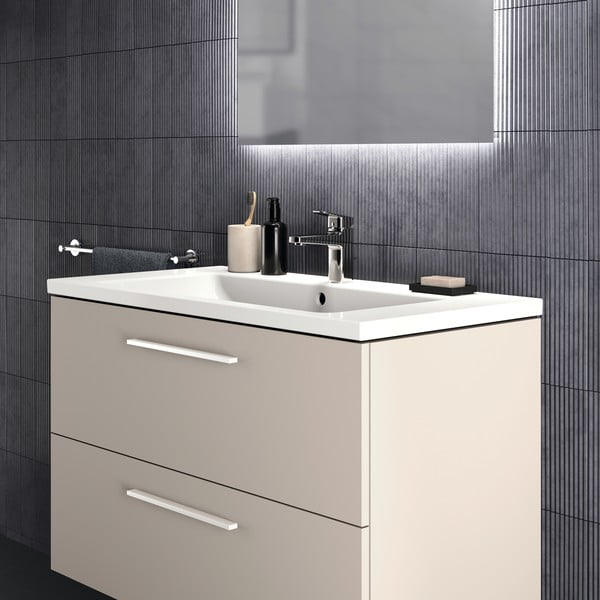 Krémszínű fali mosdó alatti szekrény 100x63 cm i.Life B – Ideal Standard-image-1