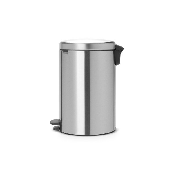 Matt ezüstszínű acél pedálos szemetes 20 l NewIcon – Brabantia-image-1