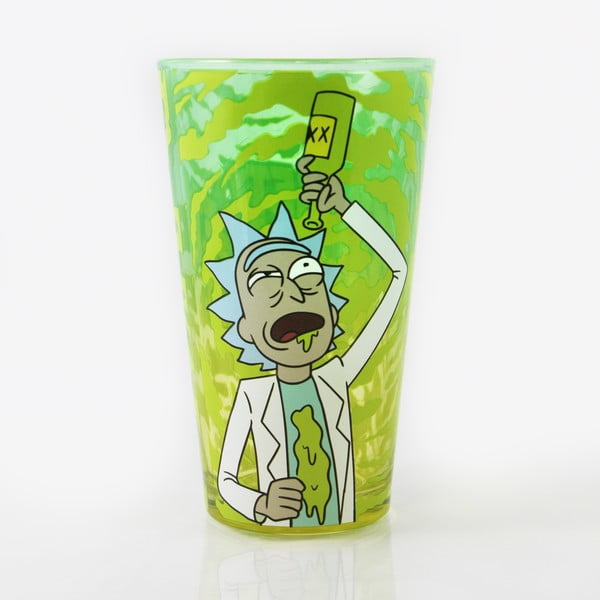 Rick & Morty Wrecked zöld pohár, 470 ml - Big Mouth Inc.