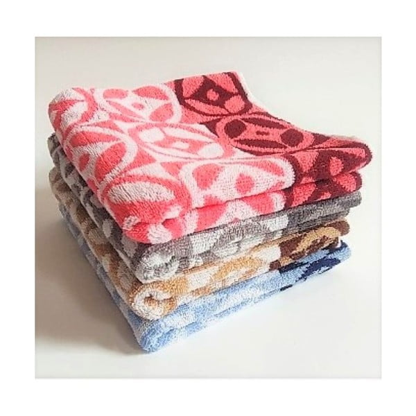 Rózsaszín pamut fürdőlepedő 70x140 cm Compass – JAHU collections-image-3