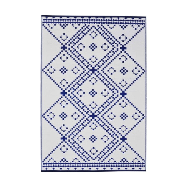 Amber kék-fehér kültéri szőnyeg, 120 x 180 cm - Green Decore-image-2