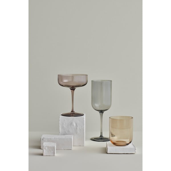 Mira 4 db szürke vörösboros pohár, 400 ml - Blomus-image-1