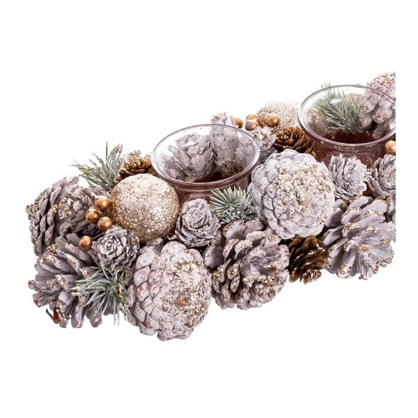 Műanyag-üveg gyertyatartó – Casa Selección-image-1