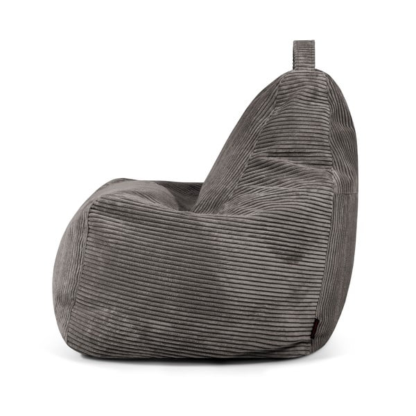 Sötétbarna kordbársony babzsákfotel Play Amuse – SLOWDOWN-image-3