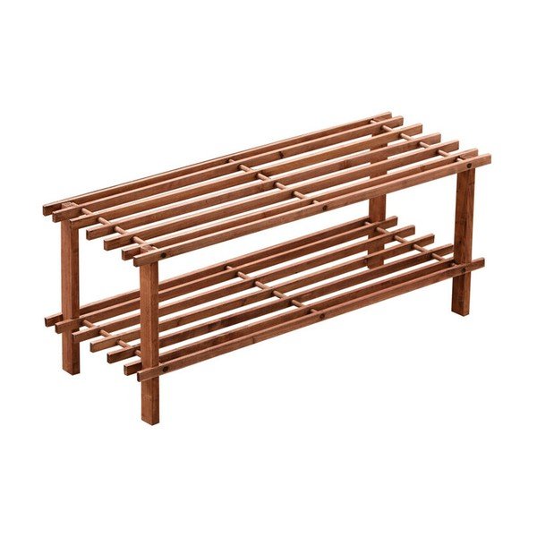 Natúr színű cédrusfa cipőtartó 74x30x26 cm Parker – Premier Housewares-image-3